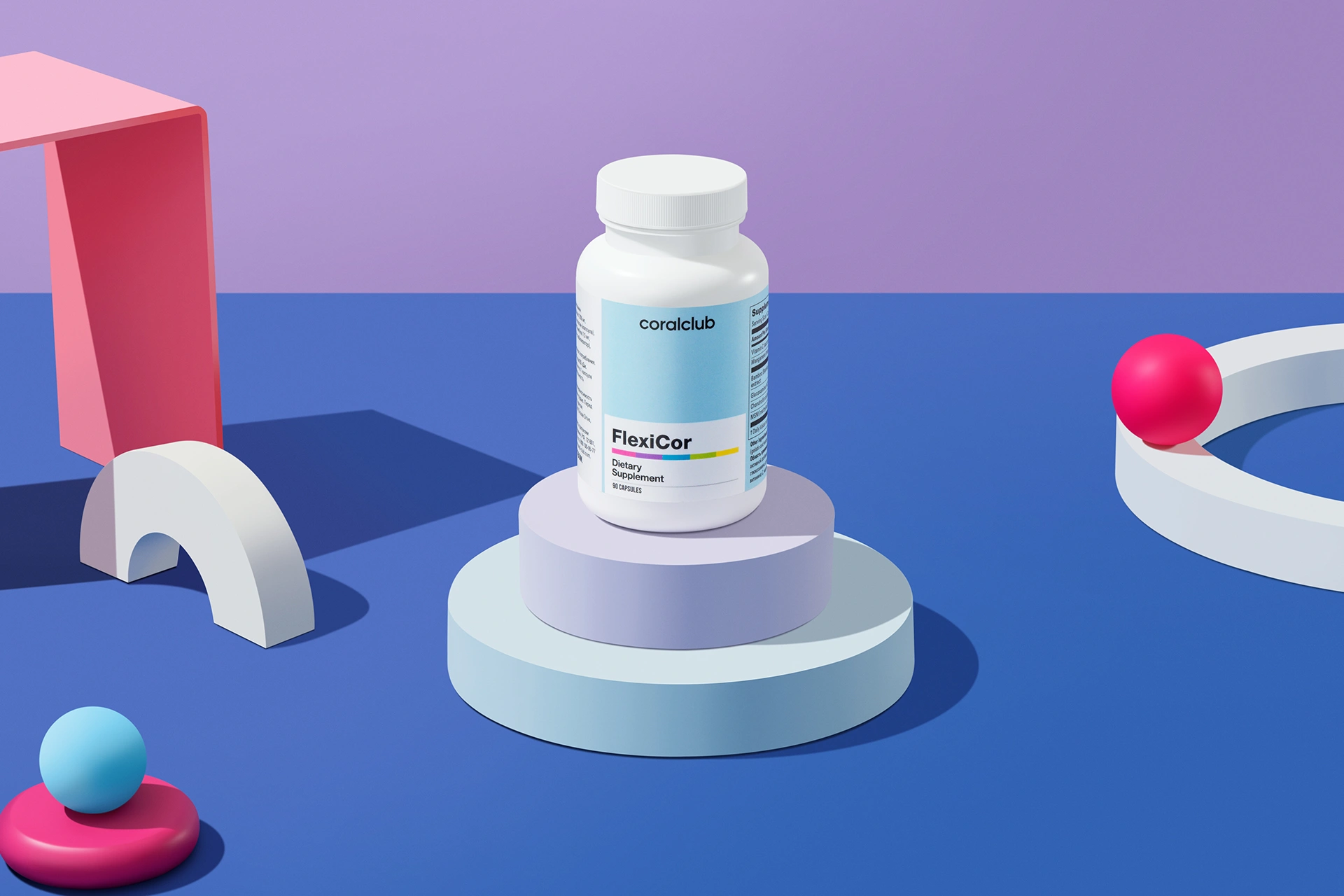 Convenient FlexiCor capsule format in a morning lifestyle setting